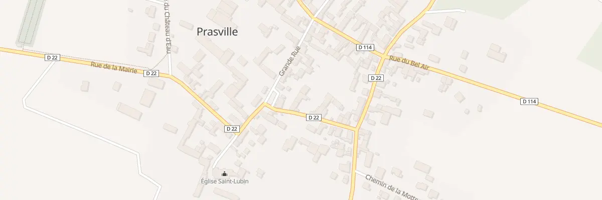 Plan du 3 Rue de la Libération à Prasville