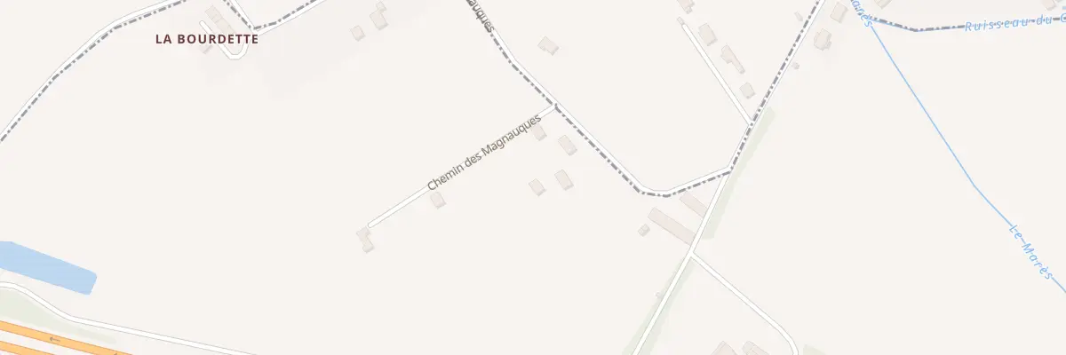 Plan du 2B Les Magneauques à Renneville