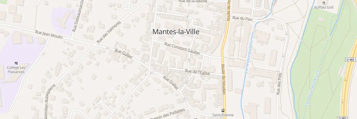 Plan du 16 Rue de l’Eglise à Mantes-la-Ville