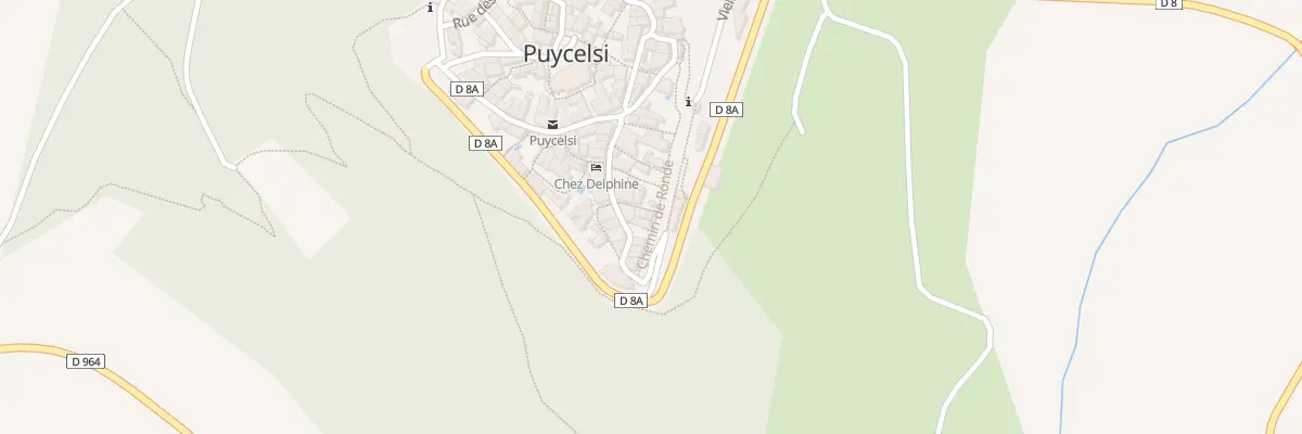 Plan du 5413 Rue du chemin de Ronde à Puycelsi