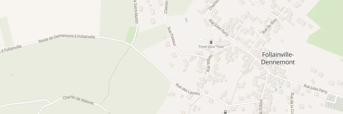 Plan du 15 Rue Pasteur à Follainville-Dennemont