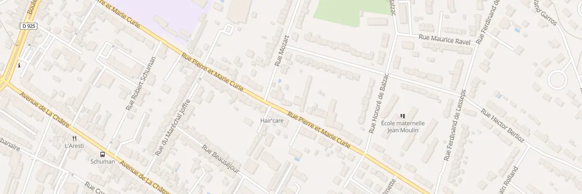 Plan du 69 Rue Pierre et Marie Curie à Châteauroux