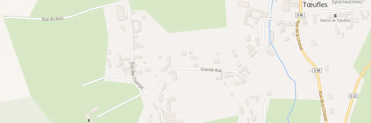 Plan du 8 Gr Grande Rue à Tœufles