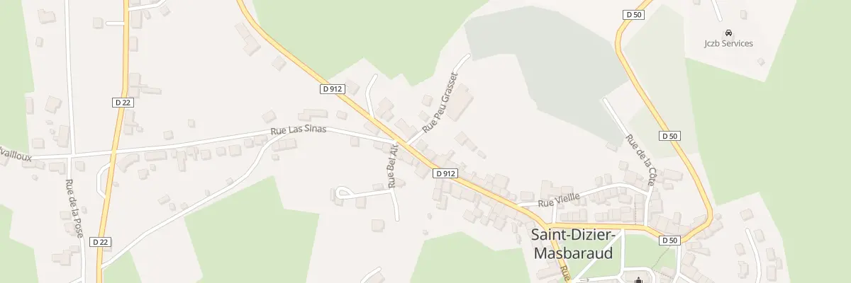 Plan du 36 Rue du Relais à Saint-Dizier-Masbaraud