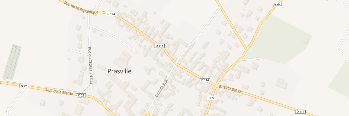 Plan du 14 Rue de la Republique à Prasville