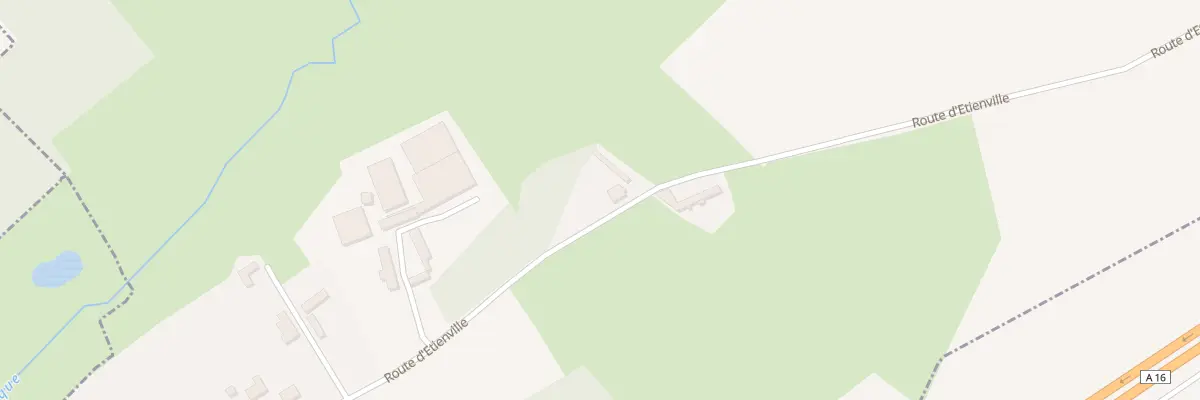 Plan du 498 Rte d’Étienville à Leubringhen