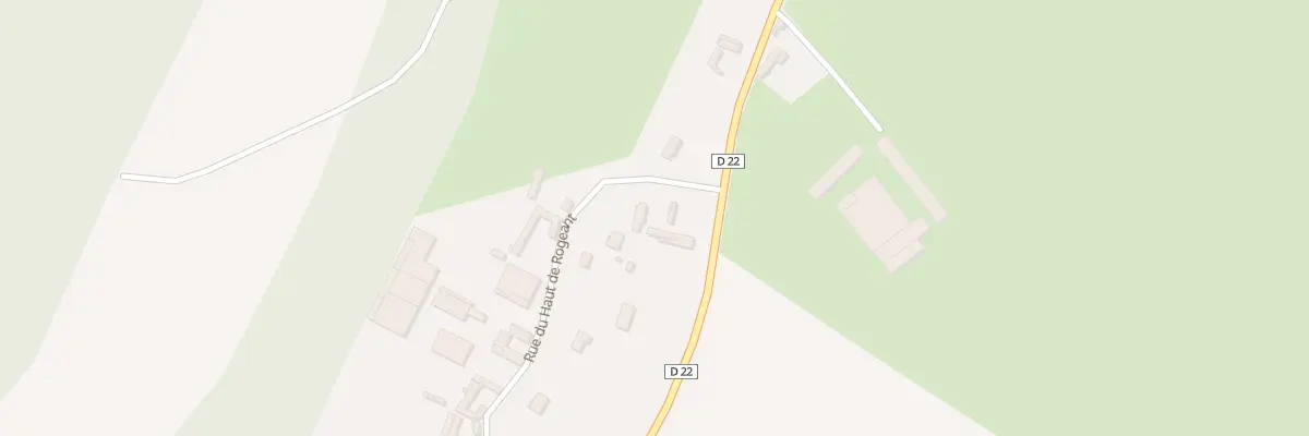 Plan du 1 Rue du Haut de Rogeant à Tœufles