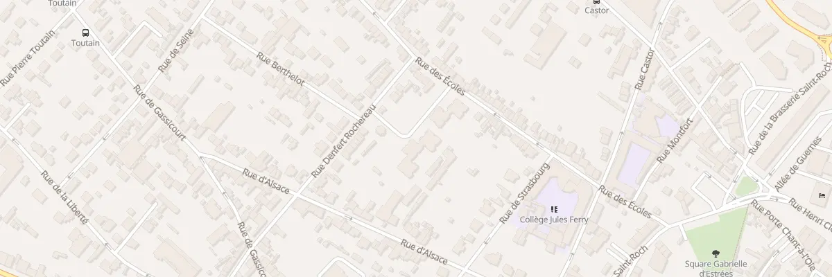 Plan du 35 Rue des Ecoles à Mantes-la-Jolie