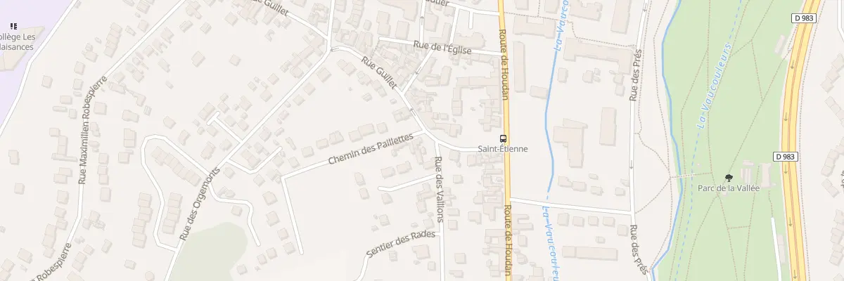 Plan du 9B Rue des Paillettes à Mantes-la-Ville