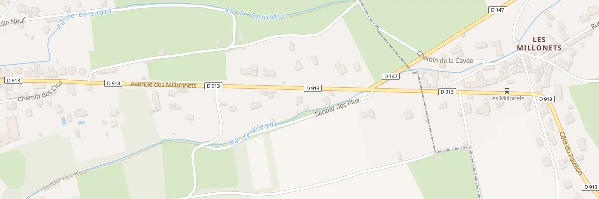 Plan du 36 Av des Millonnets à Vétheuil