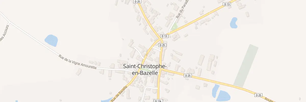 Plan du 5 Rue de Bazelle à Saint-Christophe-en-Bazelle