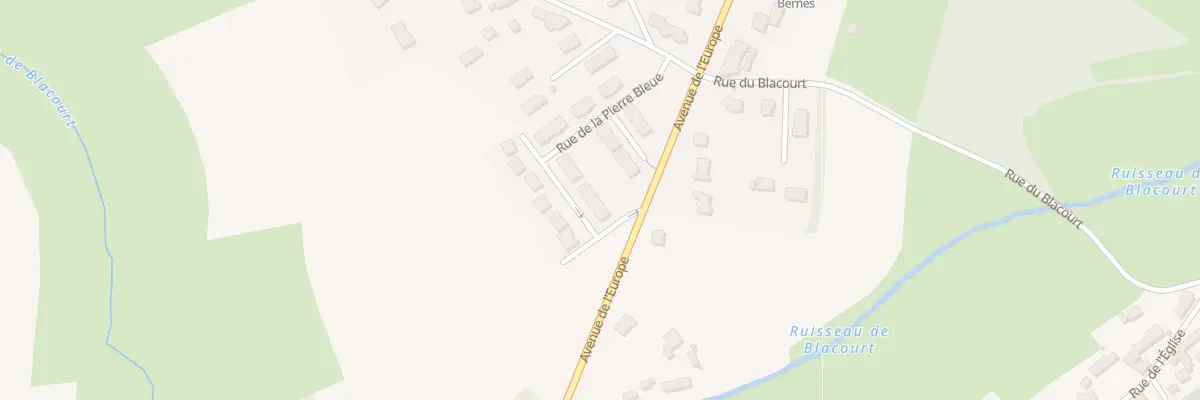 Plan du 345 Rue de la Pierre Bleue à Leulinghen-Bernes