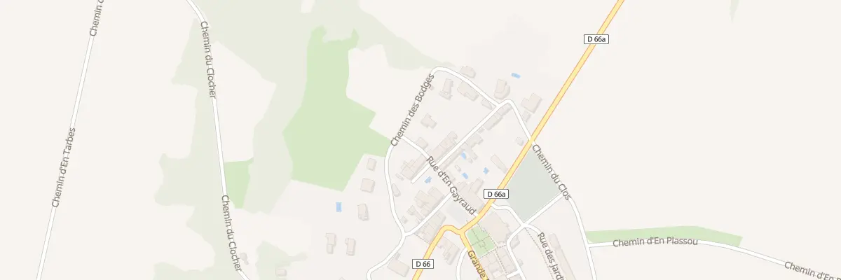 Plan du 4 Rue d’en Gayraud à Bourg-Saint-Bernard