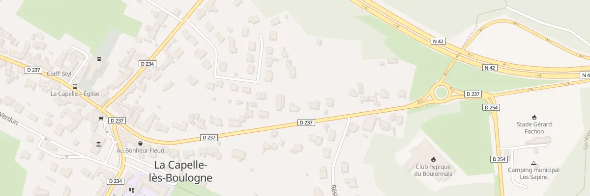 Plan du 252 Av de la Forêt à La Capelle-lès-Boulogne