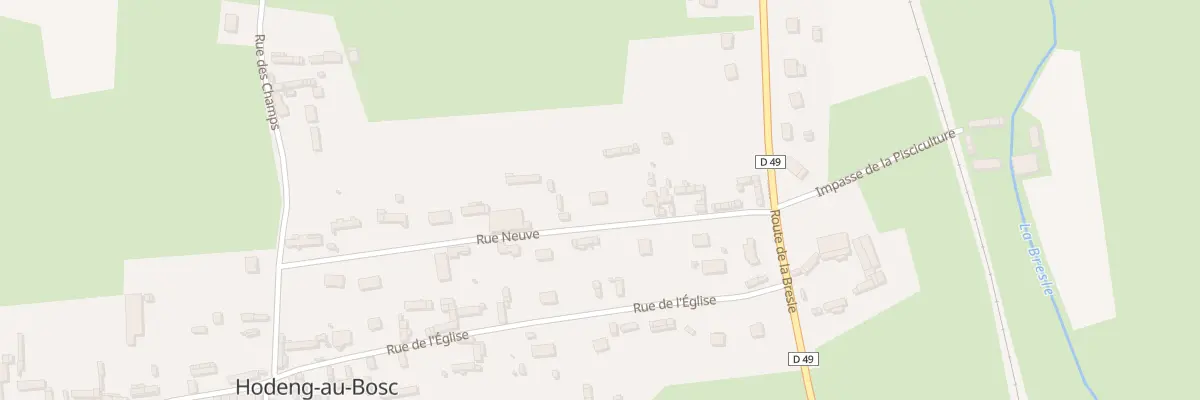 Plan du 8 Rue Neuve à Hodeng-au-Bosc