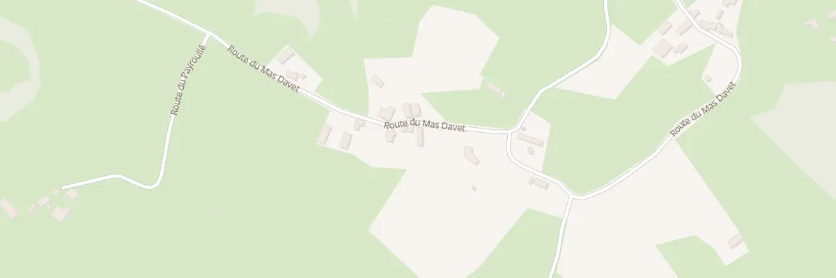 Plan du 1365 Rte du Mas Davet à Miers