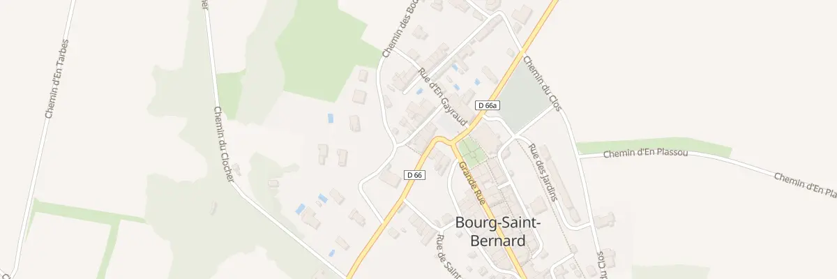 Plan du 1 Che de Roques à Bourg-Saint-Bernard