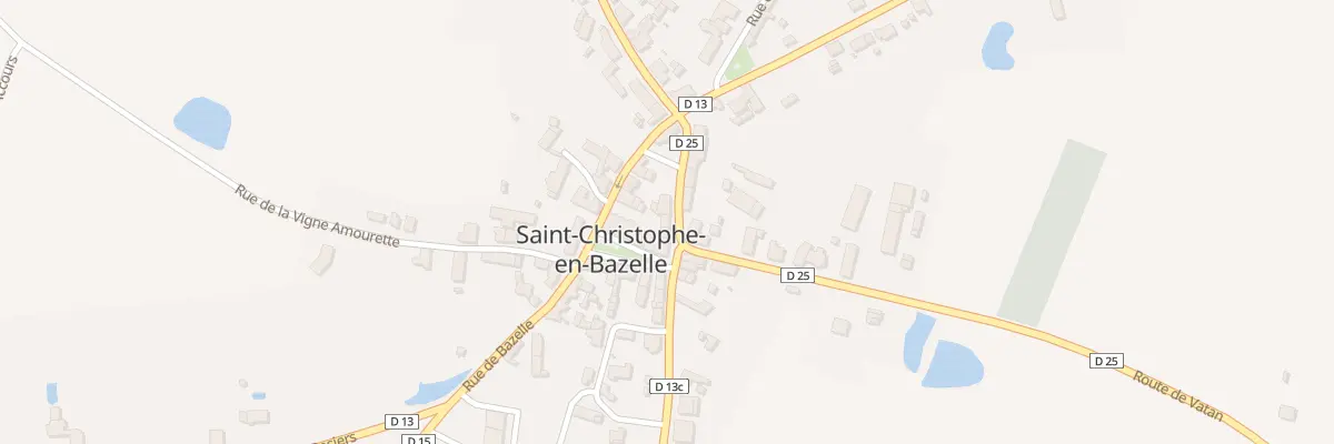 Plan du 3 Rue de la Mairie à Saint-Christophe-en-Bazelle