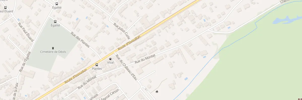 Plan du 65 Rue du Montet à Déols
