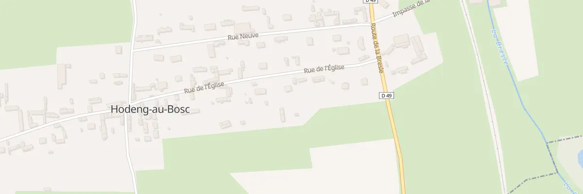 Plan du 5 Rue de l’Eglise à Hodeng-au-Bosc