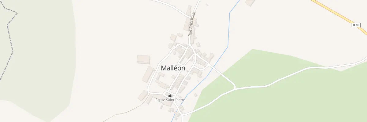 Plan du 6 Rue de Derriere à Malléon
