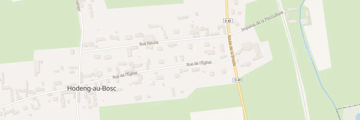 Plan du 5051 Le Bourg à Hodeng-au-Bosc