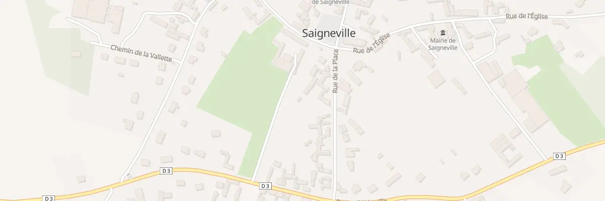 Plan du 10 Rue de la Place à Saigneville