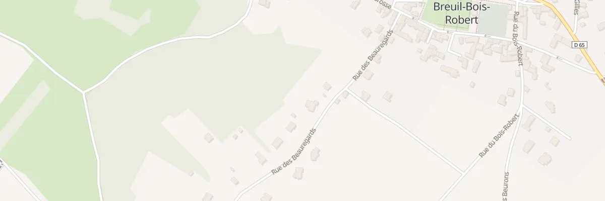 Plan du 14 Rue des Beauregards à Breuil-Bois-Robert