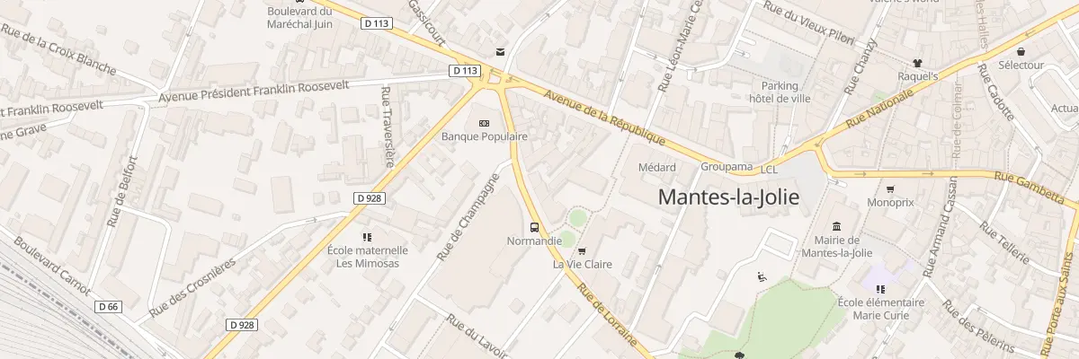 Plan du 46B Rue de Lorraine à Mantes-la-Jolie