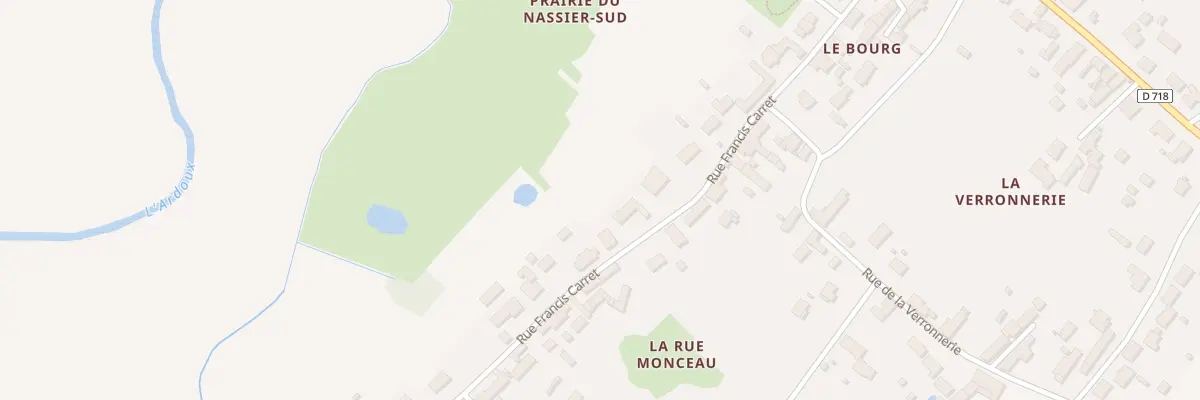 Plan du 288 Rue Francis Carret à Dry