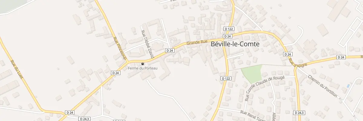 Plan du 18 Grande Rue à Béville-le-Comte