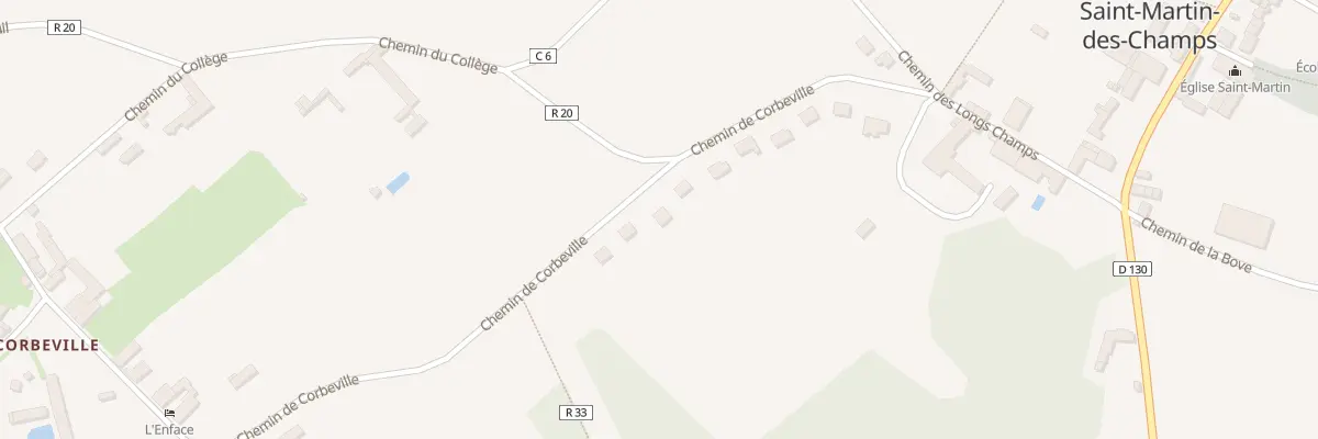 Plan du 17 Che de Corbeville à Saint-Martin-des-Champs