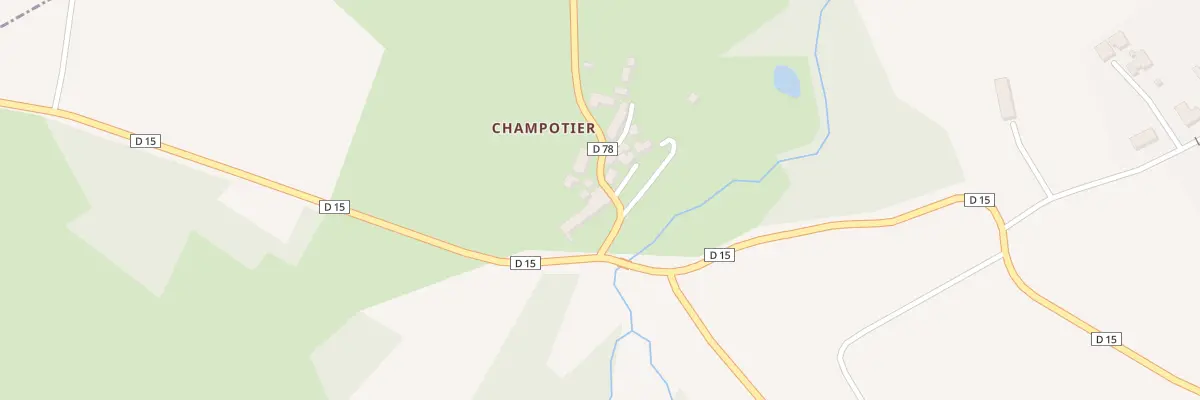 Plan du 8 Champotier à Saint-Sulpice-le-Dunois