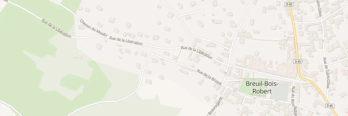 Plan du 16 Rue de la Brosse à Breuil-Bois-Robert