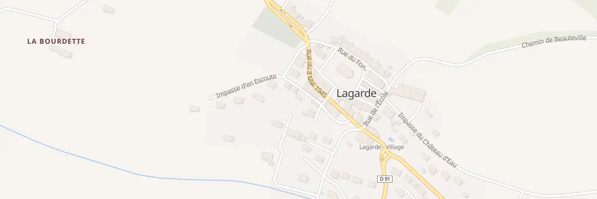 Plan du 229 Rue de la Prison à Lagarde