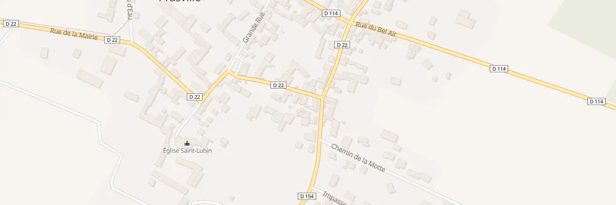 Plan du 10 Rue de la Libération à Prasville