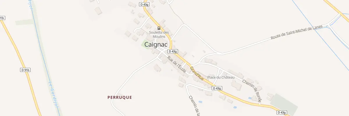 Plan du 4 Grand Rue à Caignac
