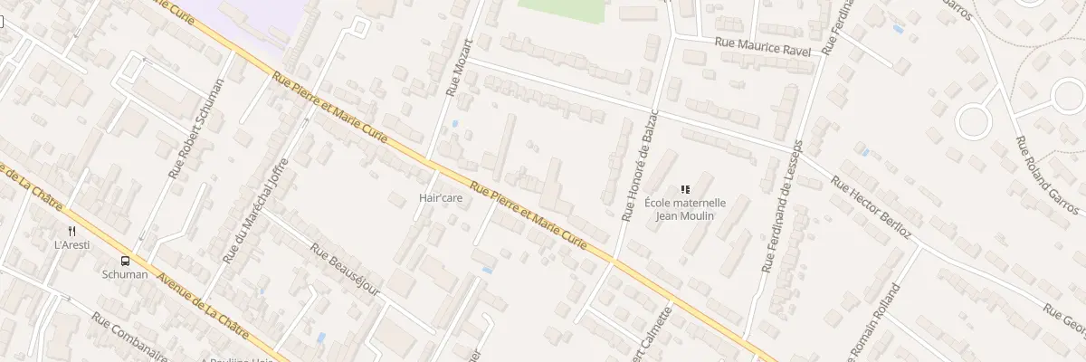 Plan du 79 Rue Pierre et Marie Curie à Châteauroux