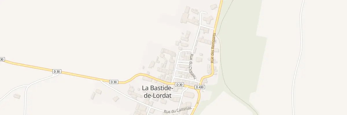 Plan du 25 Prom du Lavoir à La Bastide-de-Lordat