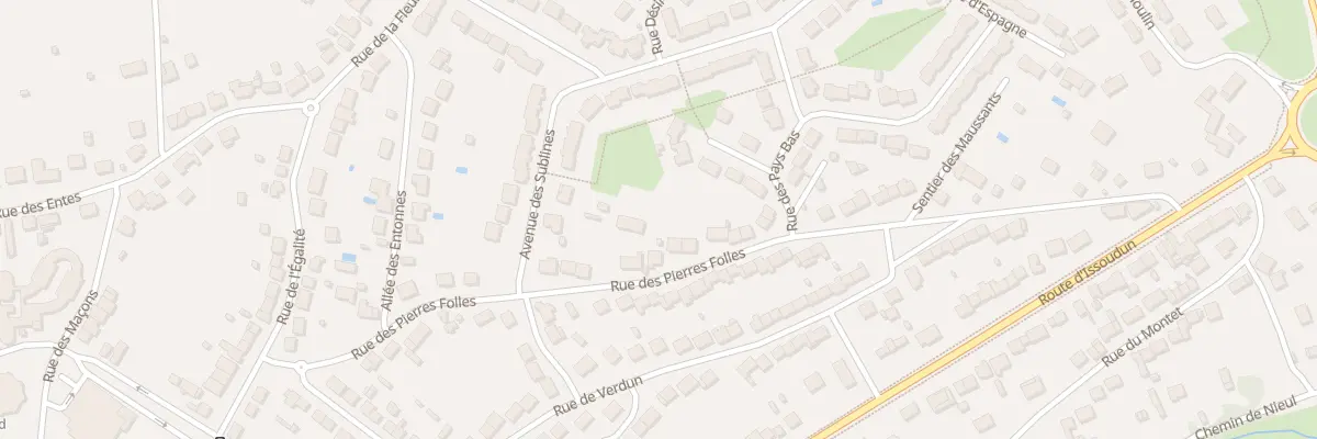 Plan du 31 Rue des Pierres Folles à Déols