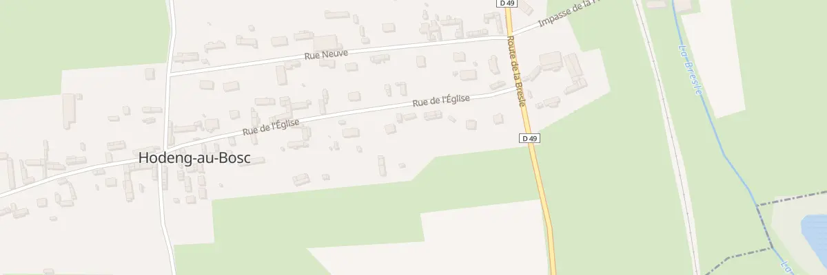 Plan du 5130 Le Bourg à Hodeng-au-Bosc