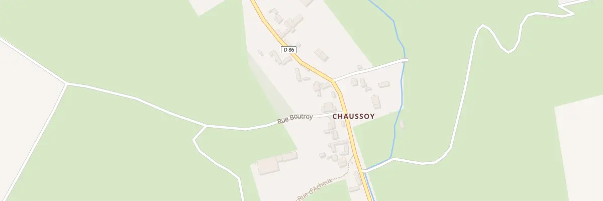 Plan du 9 Rue du Chaussoy à Tœufles