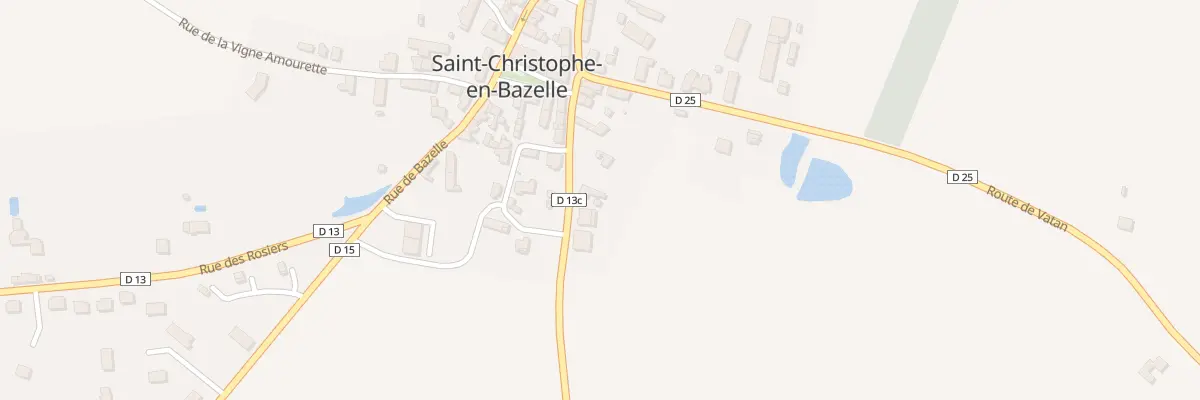 Plan du 13 Rue Guy Vanhor à Saint-Christophe-en-Bazelle