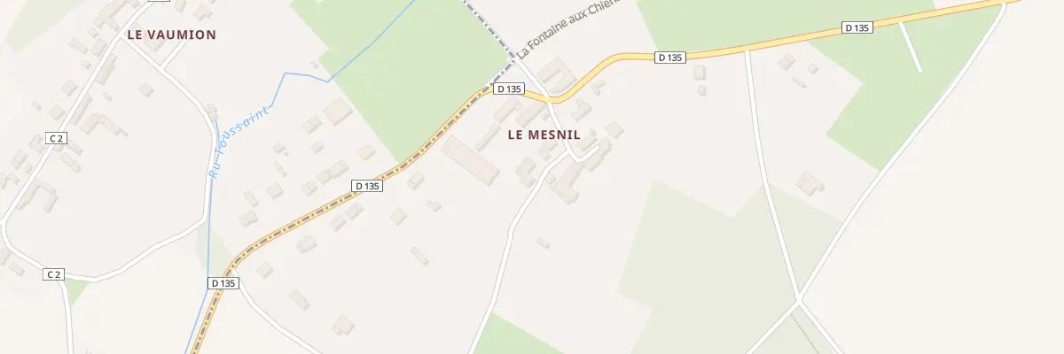 Plan du 6 Che de la Messe à Omerville