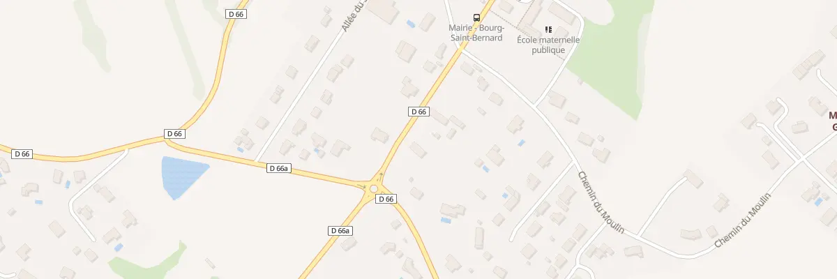 Plan du 6 Rue Cote des Rouillieres à Bourg-Saint-Bernard