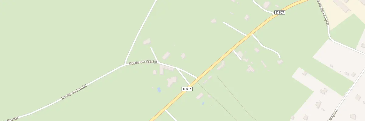 Plan du 58 Rte de Pradal à Gramat