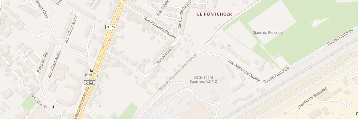 Plan du 42 Rue Marinier à Châteauroux