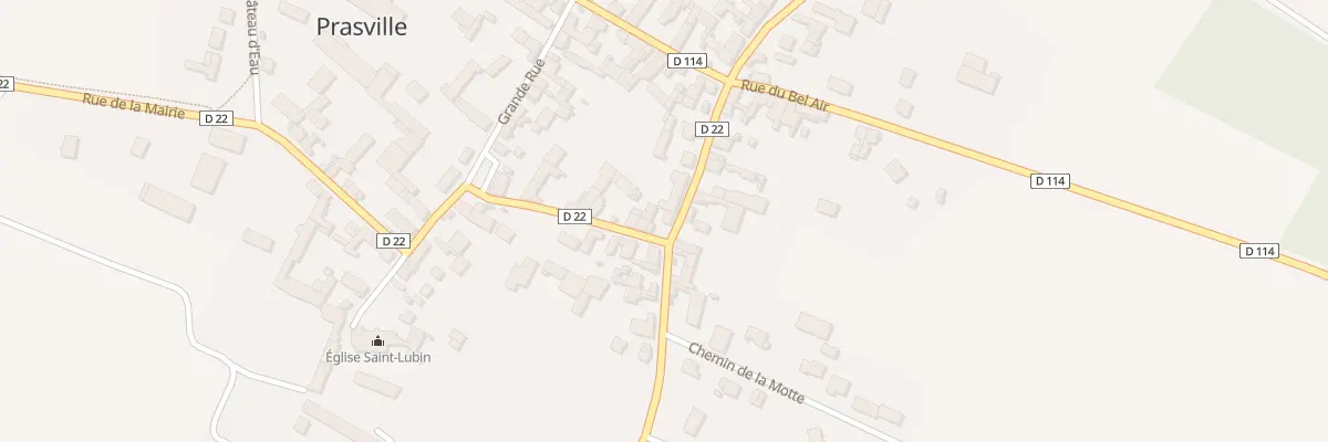 Plan du 13 Rue de la Libération à Prasville