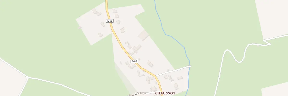 Plan du 6 Rue du Chaussoy à Tœufles