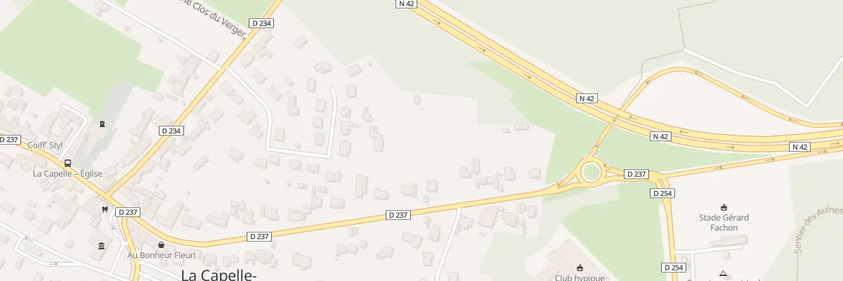 Plan du 254 Av de la Forêt à La Capelle-lès-Boulogne